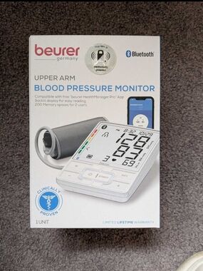 Beurer Upper Arm Blood Pressure Monitor - White